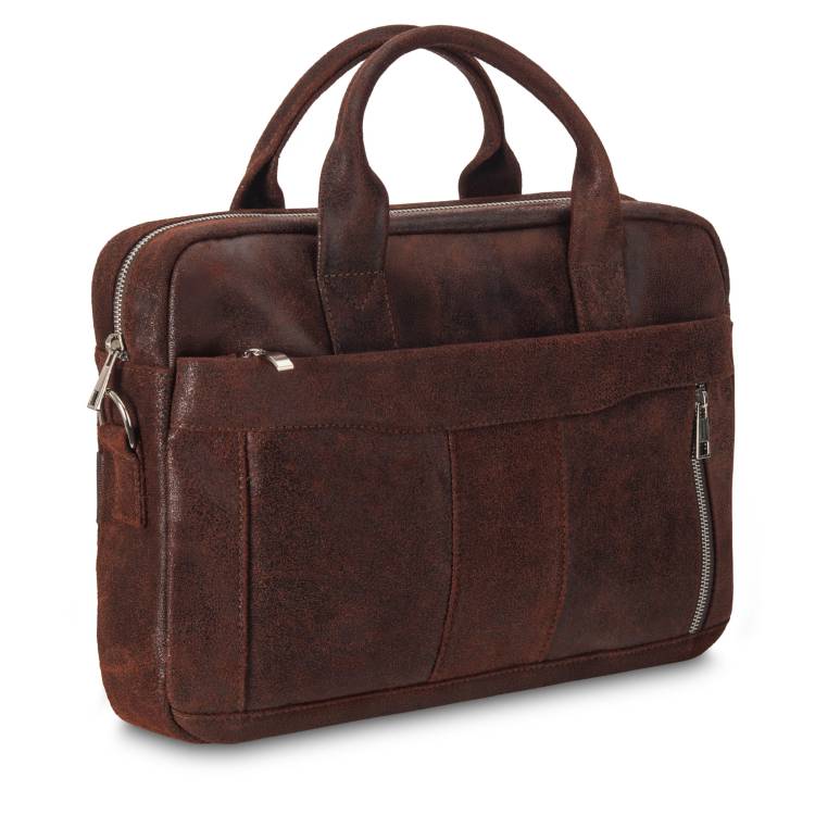 Torba męska skórzana Tizano TM02 czekolada krek