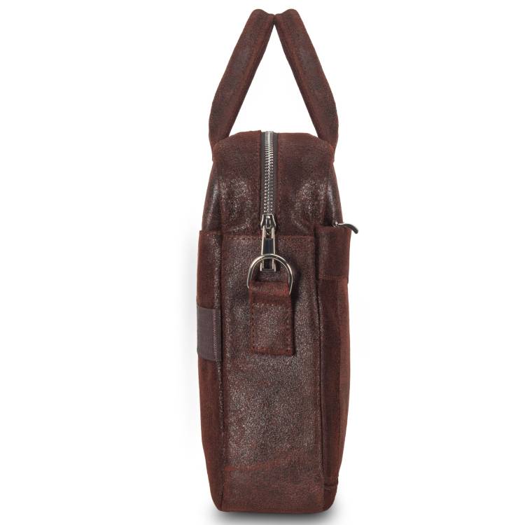 Torba męska skórzana Tizano TM02 czekolada krek