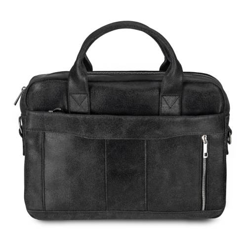 Torba męska skórzana Tizano TM02 czarna krek