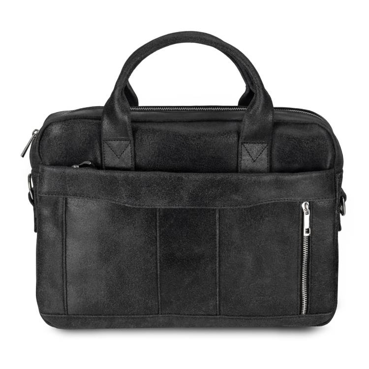 Torba męska skórzana Tizano TM02 czarna krek