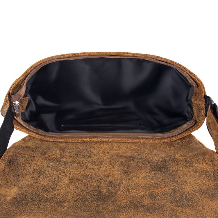 Torba męska skóra naturalna Tizano TM16 brąz krek