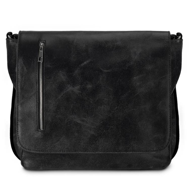 Torba męska skóra naturalna Tizano TM16 czarna krek