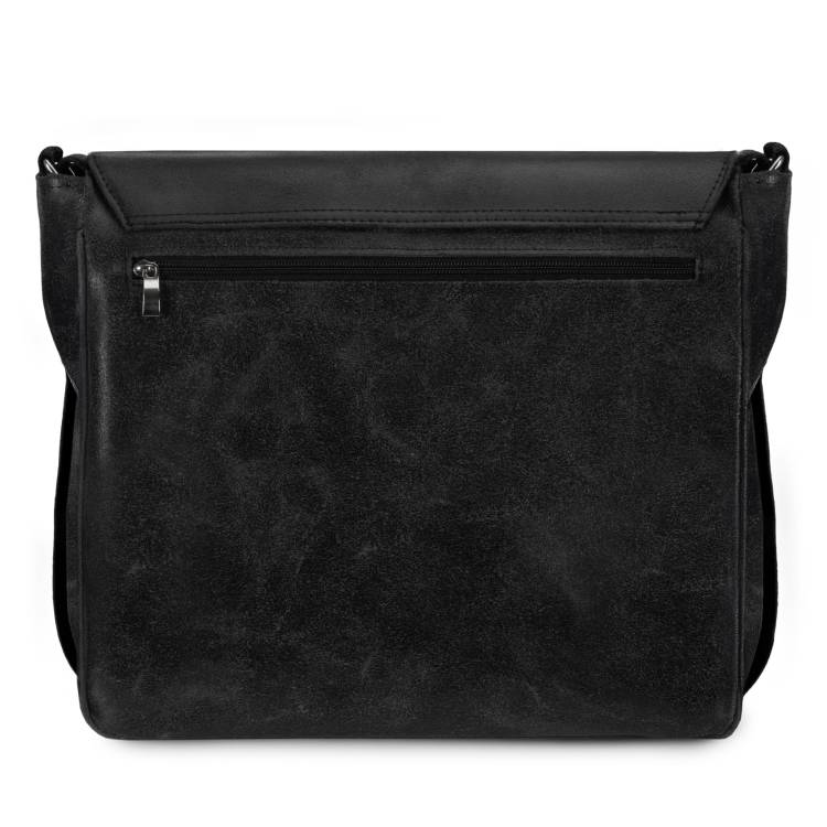 Torba męska skóra naturalna Tizano TM16 czarna krek