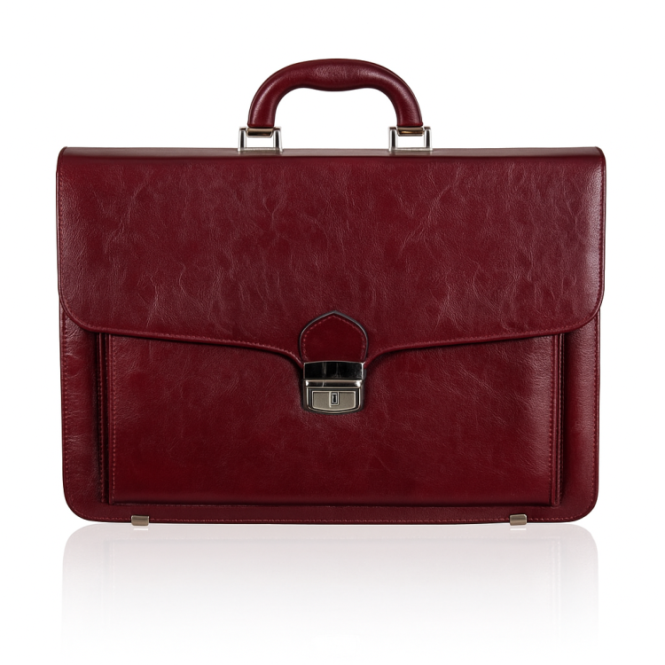 Elegancka teczka Tizano TS07 bordowa