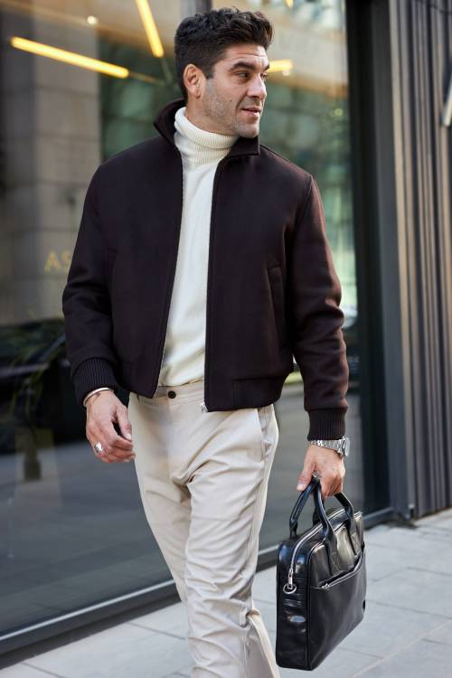 Torba męska skórzana Tizano TM06 czarna