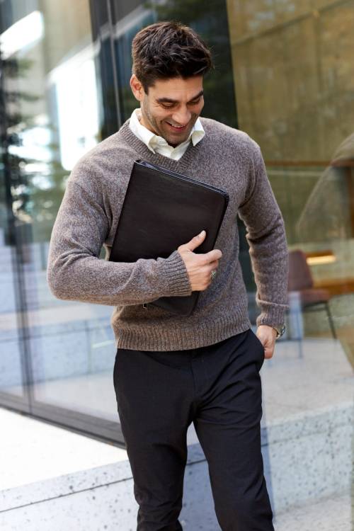 Organizer skórzany Tizano BWS07 czekolada