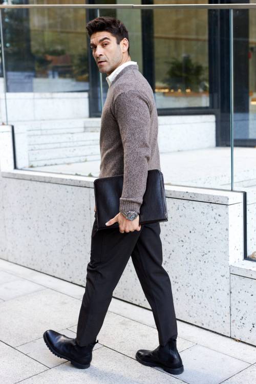 Aktówka skórzana Tizano BWS01 czekolada