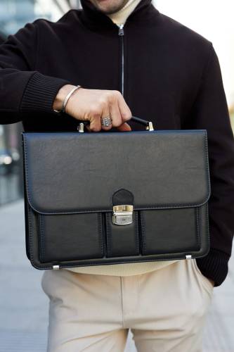 Teczka męska do pracy Tizano T10 czarna