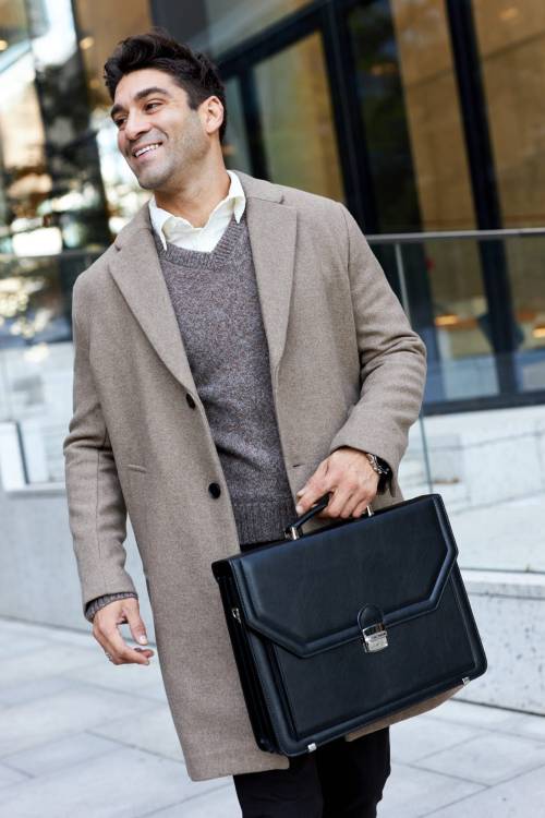 Pojemna męska aktówka Tizano T01 czarna