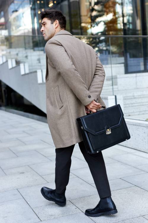 Pojemna męska aktówka Tizano T01 czarna