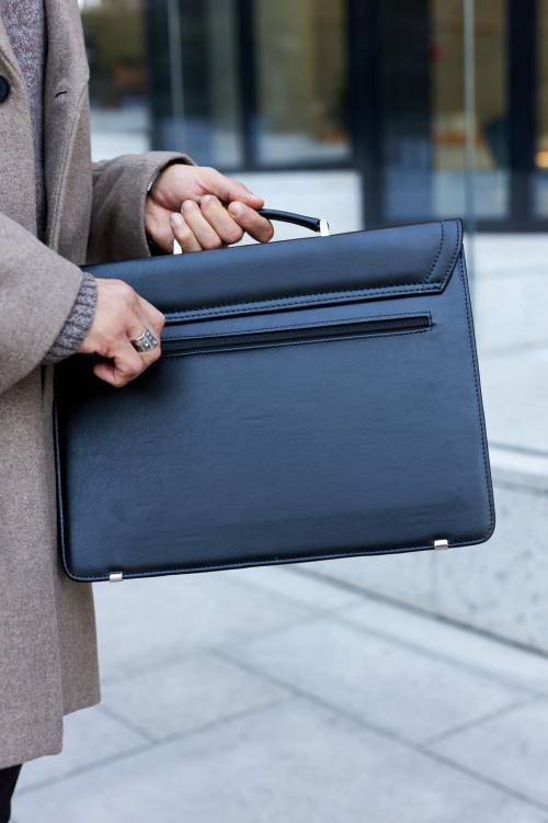 Pojemna męska aktówka Tizano T01 czarna