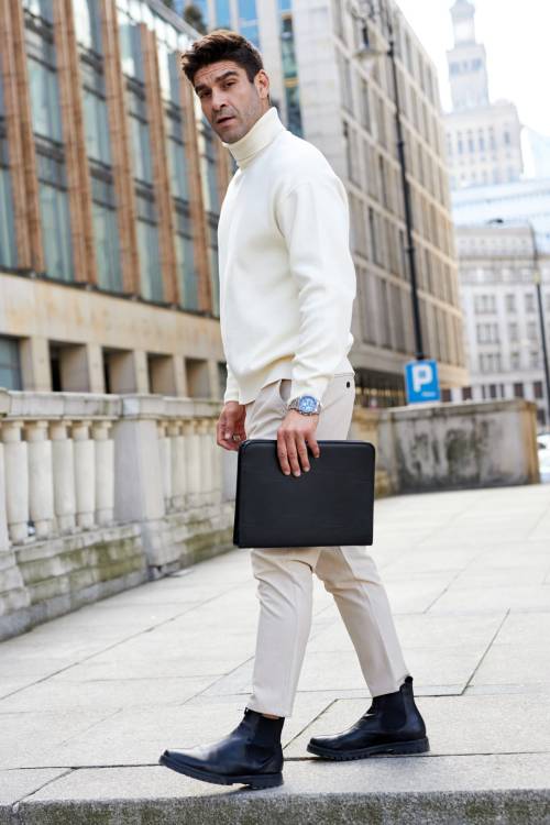 Męska aktówka A4 Tizano BW05 czarny