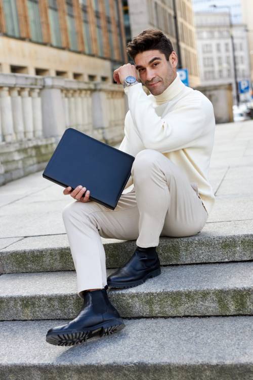 Męska aktówka A4 Tizano BW05 czarny