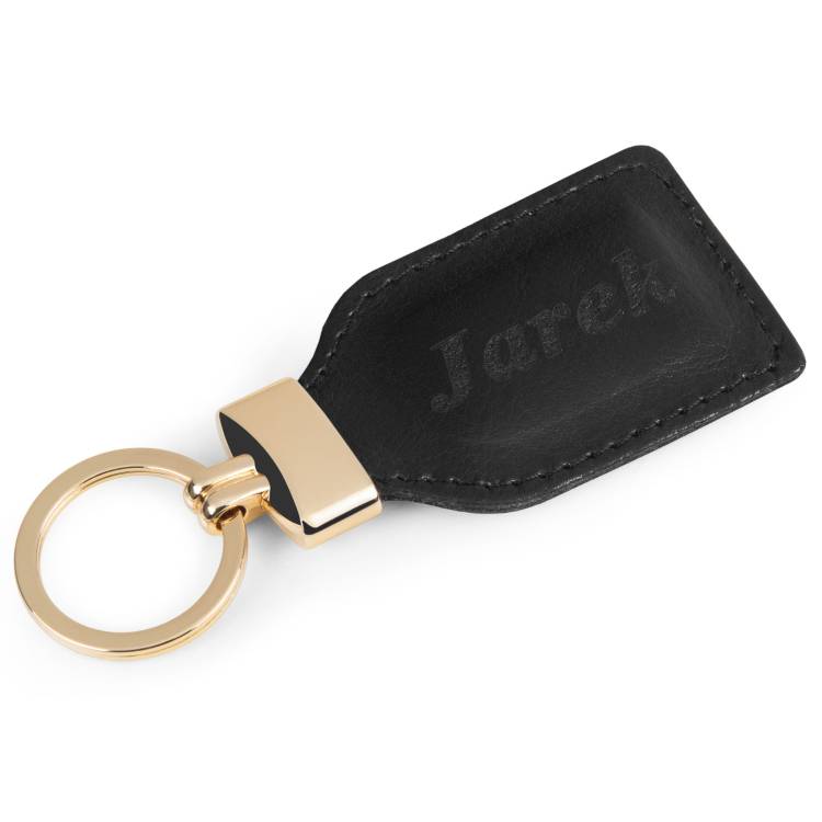 Brelok ze skóry naturalnej z grawerem