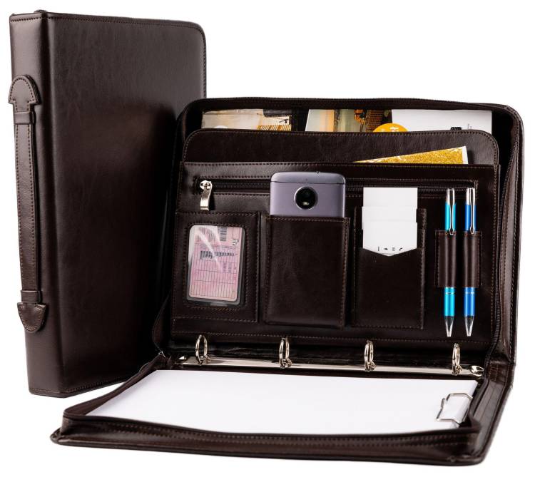 Męska aktówka A4 Tizano BW01 czekolada