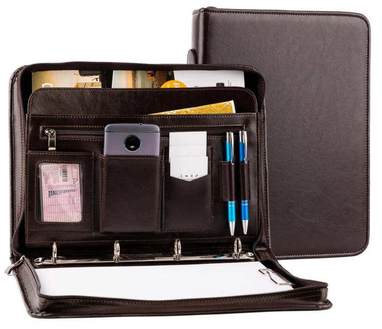 Męska aktówka A4 Tizano BW01 czekolada