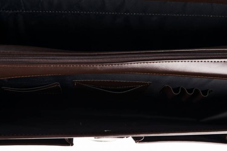 Duża teczka męska Tizano T02 czekolada