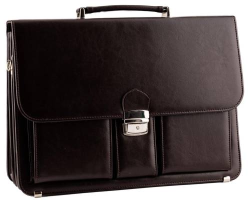 Teczka męska do pracy Tizano T10 czekolada