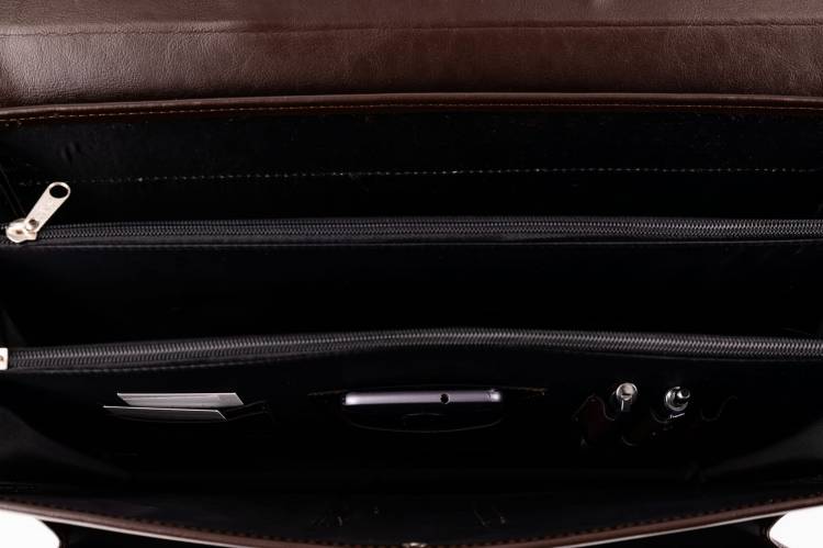 Teczka męska do pracy Tizano T10 czekolada