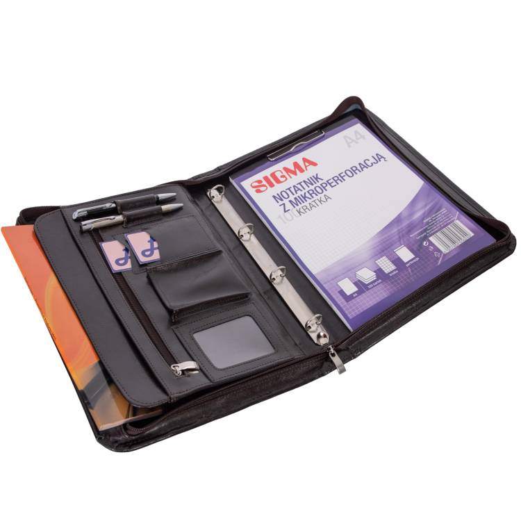 Aktówka skórzana Tizano BW01 czekolada