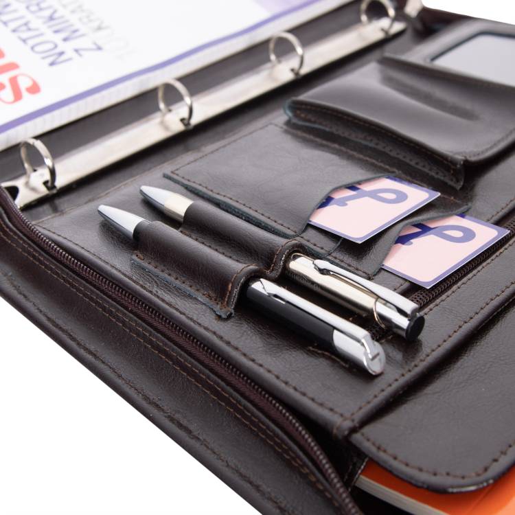 Aktówka skórzana Tizano BW01 czekolada