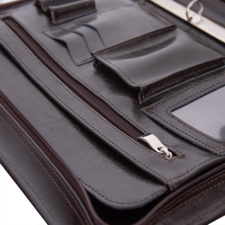 Aktówka skórzana Tizano BW01 czekolada