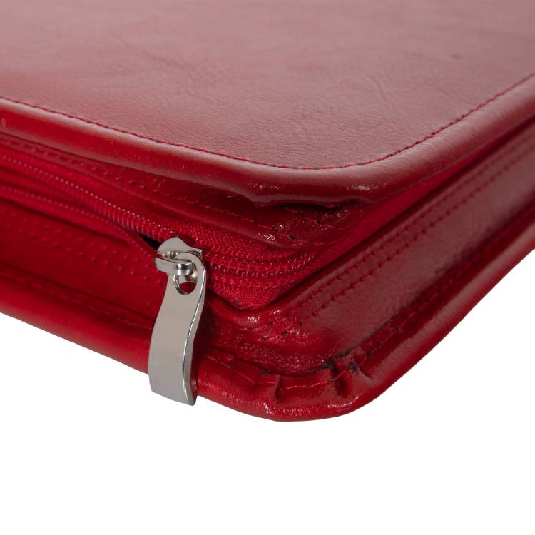 Aktówka skórzana Tizano BW01 czerwona