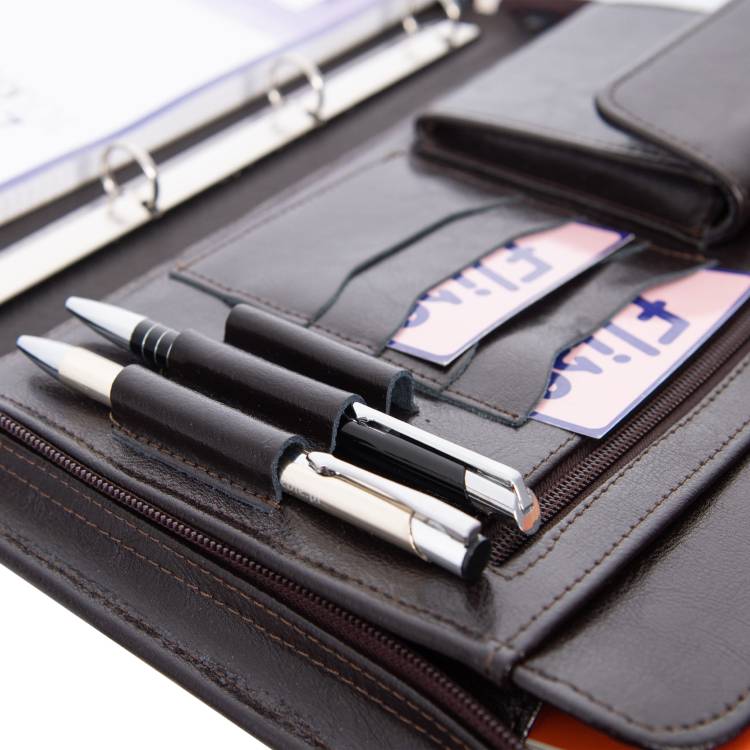 Organizer skórzany Tizano BW07 czekolada