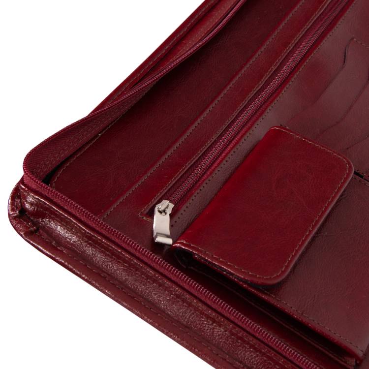 Organizer skórzany Tizano BW07 bordo